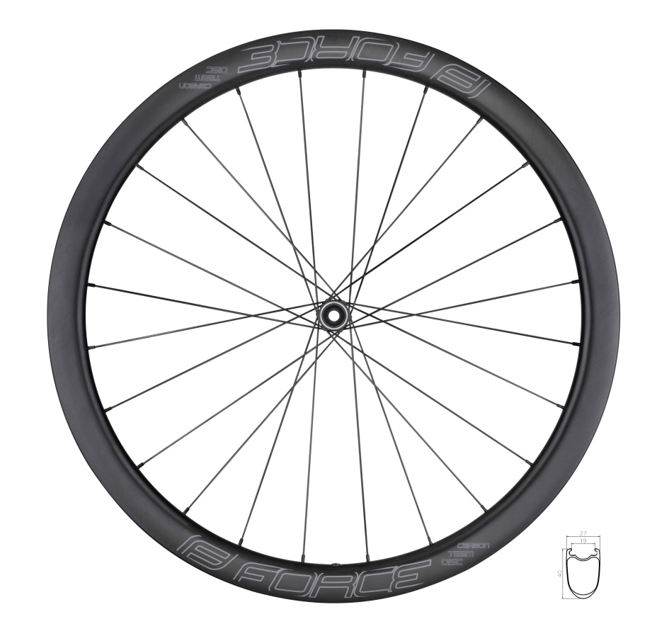 wheel front road F TEAM SP CARBON DISC 40 clincher