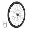 wheel read road F TEAM SP CARBON DISC 50 SH clin.