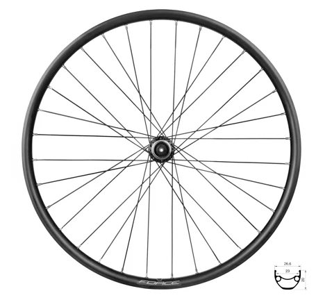 wheel rear FORCE BASIC DISC 559x23 TX505-CL 32H