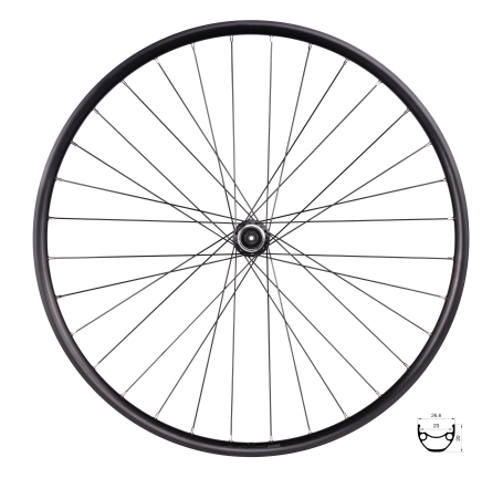 wheel rear FORCE BASIC DISC 622x23 TX505-CL 32sh