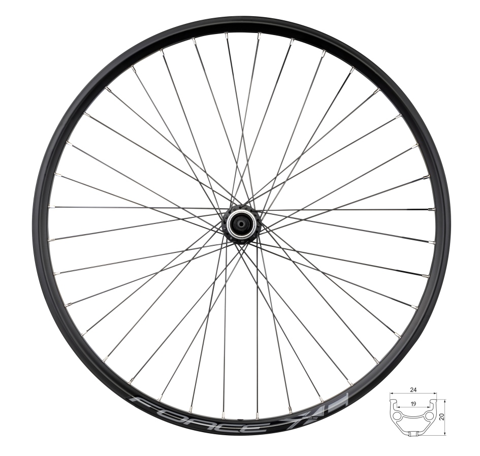 wheel rear FORCE XC DISC 559x19 FHQ4000-CL 36H