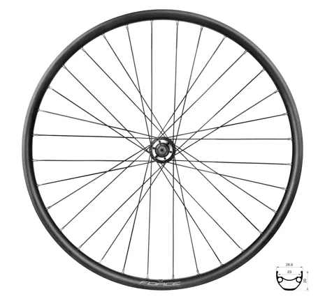 wheel rear FORCE XC DISC 584x23, 804333 6b32H