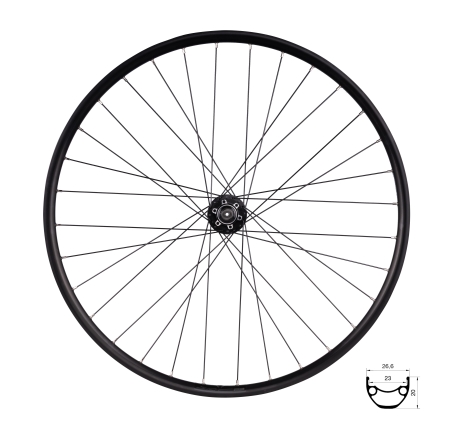 wheel rear FORCE XC DISC 622x23, 804343-6b32H