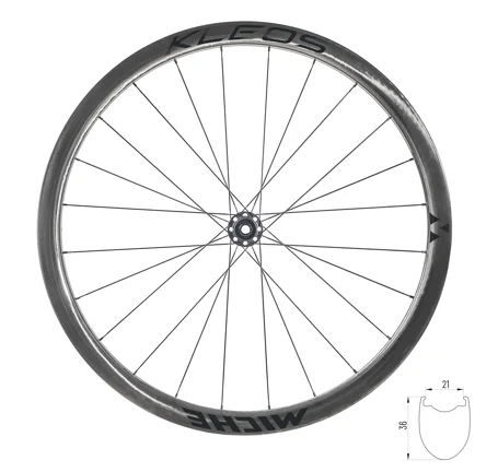 wheel set road MICHE KLEOS 36 DISC SH tubeless