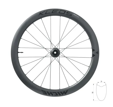 wheel set road MICHE KLEOS RD 50 DISC SH tubeless