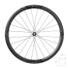 wheelset gravel MICHE GRAFF ALLROAD 40 XDR clinch