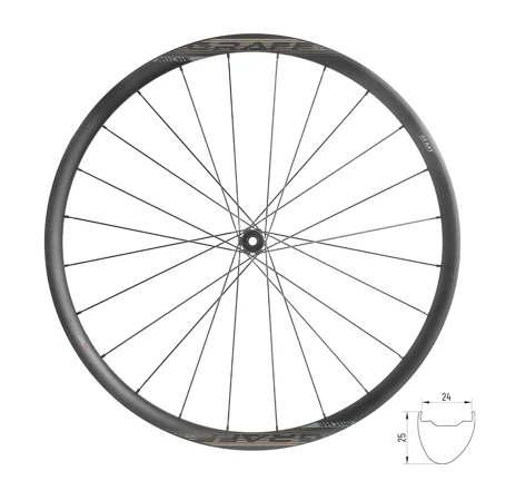 wheelset gravel MICHE GRAFF XL 25 XDR clincher, Al